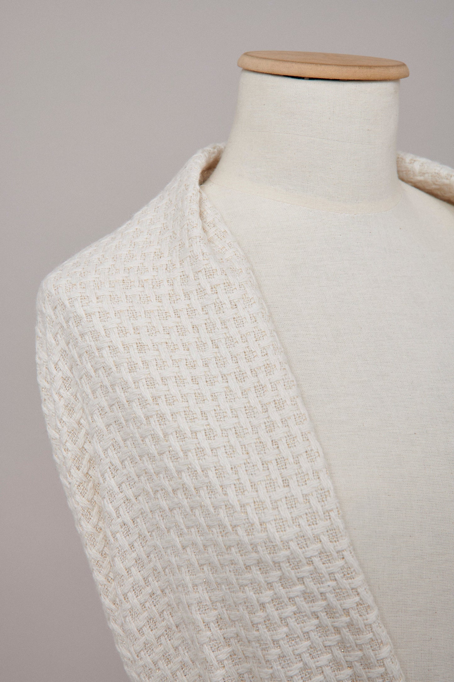 S0592  CHANEL DE ALGODÓN CON HILO DE LUREX